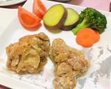 唐揚げ・お稲荷さんの夕飯献立♬作り方1写真