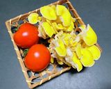 たもぎ茸とトマトとアボカドのスープ作り方1写真