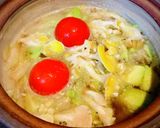 たもぎ茸とトマトとアボカドのスープ作り方4写真