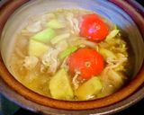 たもぎ茸とトマトとアボカドのスープ作り方5写真