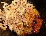 豚肉と小松菜の豆板醤炒め作り方3写真