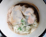 鯖缶に冷凍揚げナスと冷凍オクラのみぞれ煮作り方3写真