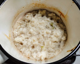 鯖缶に冷凍揚げナスと冷凍オクラのみぞれ煮作り方4写真