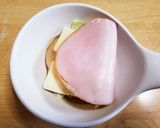レンジで簡単チーズとたまごのハムサンド作り方3写真
