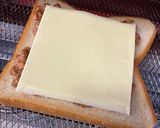 納豆明太チーズのオープンサンド作り方3写真