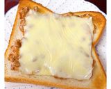 納豆明太チーズのオープンサンド作り方4写真