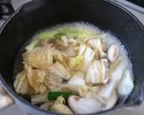 キムチとあまり野菜の卵雑炊作り方2写真