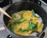 キムチとあまり野菜の卵雑炊作り方4写真