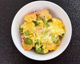 レンジde簡単♪三つ葉の卵とじ丼作り方6写真