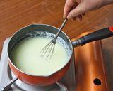 自家製カッテージチーズ作り方1写真