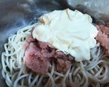 水漬けパスタで明太子とたまごのサラスパ作り方7写真