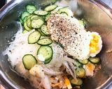 水漬けパスタで明太子とたまごのサラスパ作り方11写真