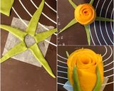 まるで薔薇♡赤パプリカマントウ作り方9写真