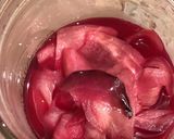 ビーツ薄切り入れて紅しょうが作り方5写真