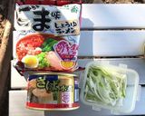 サッポロ一番で外ごはん！サバ醤油ラーメン作り方1写真
