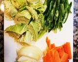 まぜて炒めるだけ!簡単豚もつ野菜炒め作り方4写真