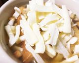 材料3つ簡単オニオングラタンスープ♪作り方5写真