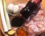 簡単☆やわらか鶏手羽元のコーラ煮作り方1写真