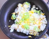 ヒレカツのせ炒飯作り方4写真