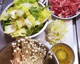 スペシャルダレの湯豆腐鍋作り方1写真