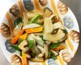醤油風味ペペロンチーノ味大根青椒肉絲風作り方13写真