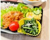 春菊としらすのガーリック風味炒め☆作り方5写真