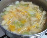 長いもと卵の味噌汁♪シャキふわ食感♪作り方5写真