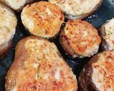 簡単！美味しい！椎茸の鶏つくね肉詰め作り方3写真