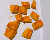 ☆圧力鍋で2分!かぼちゃの煮物☆作り方1写真