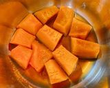 ☆圧力鍋で2分!かぼちゃの煮物☆作り方2写真