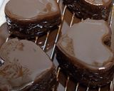 ハートの濃厚チョコレートケーキ作り方23写真