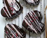 ハートの濃厚チョコレートケーキ作り方25写真