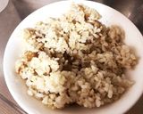 サバ缶味噌とパクチーのご飯作り方1写真