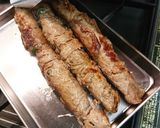 ニラ肉巻きバタぽん酢ソース作り方4写真