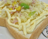 ポテサラとーすと^_^ タロの弁当朝食編作り方3写真