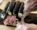 恵方巻き＊鬼の飾り巻き寿司作り方23写真