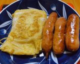 スピード調理 朝の和風オムレツ作り方4写真