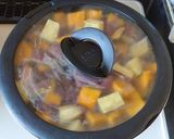 かぼちゃとさつま芋のいとこ煮作り方4写真