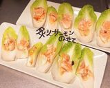 チコリーボートde炙りサーモン作り方10写真