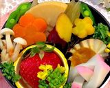 ラッピングおにぎりと煮物弁当作り方4写真