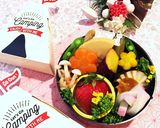 ラッピングおにぎりと煮物弁当作り方5写真