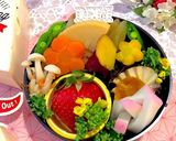 ラッピングおにぎりと煮物弁当作り方6写真