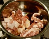ラーメンにのっけ♪豚こま肉の麺つゆ炒め作り方1写真