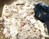 蓮根とひき肉の丼作り方6写真
