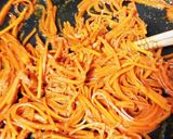 にんじん味噌ケチャップきんぴら作り方4写真