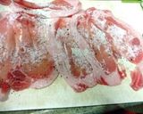 味噌ネギ白はんぺんの豚肉巻き作り方1写真