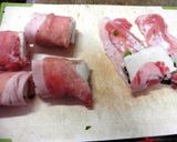 味噌ネギ白はんぺんの豚肉巻き作り方3写真