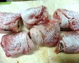 味噌ネギ白はんぺんの豚肉巻き作り方4写真