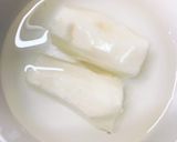 漬けだれはレンジで即出来長芋の柚子漬け作り方1写真