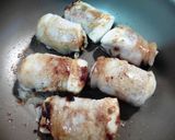 味噌ネギ白はんぺんの豚肉巻き作り方6写真
